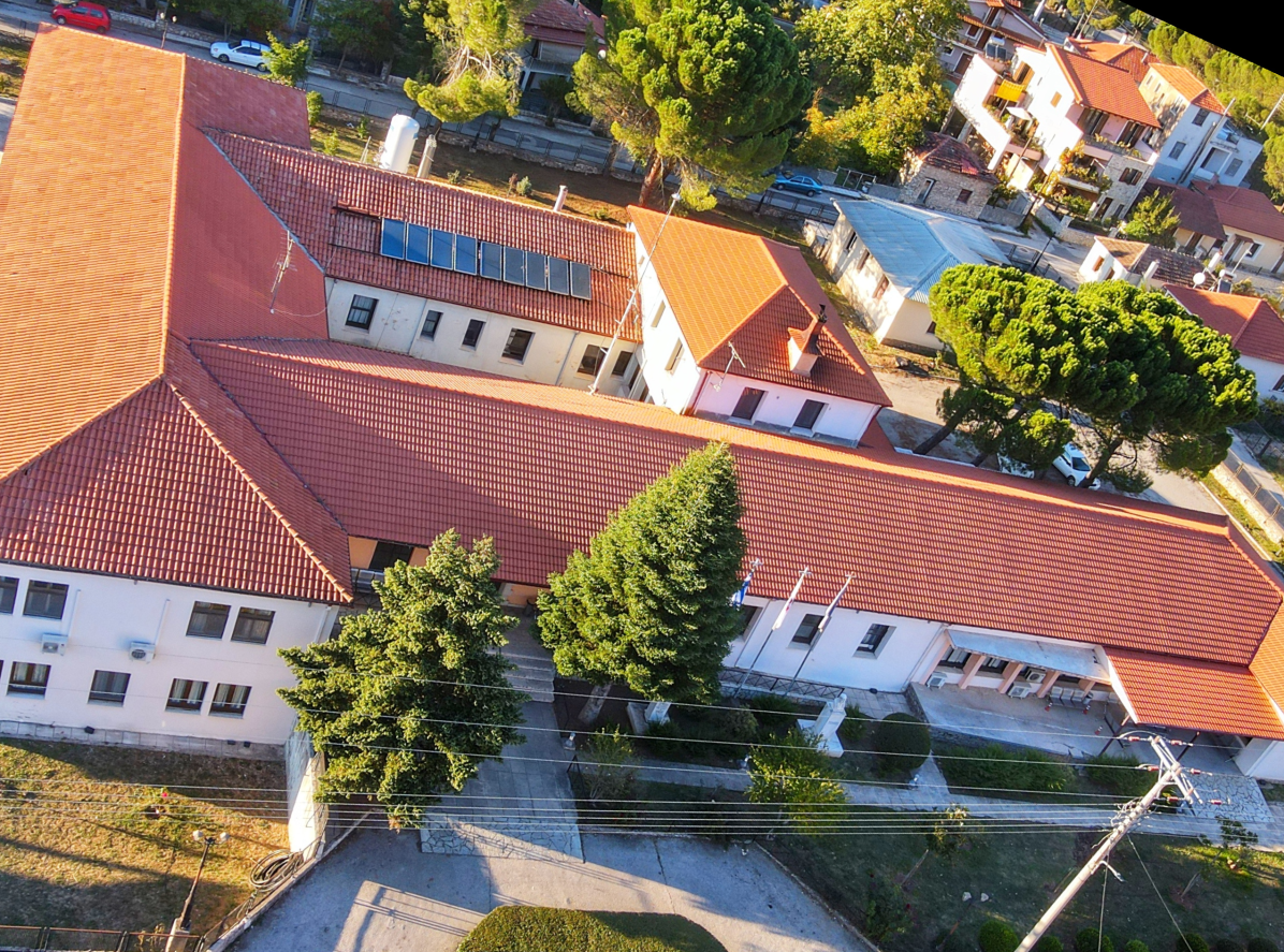 Φωτογραφία από drone του Νοσοκομείου Καλαβρύτων